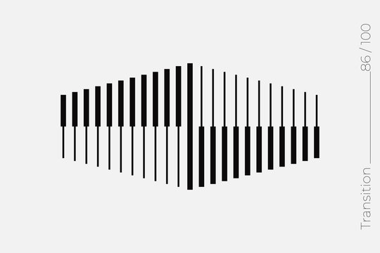 Universal Modern Halftone Geometric Shape. Vector Classical Design Element.