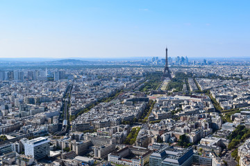 Eiffel Tower seen from Montparnasse Tower Observation Deck
