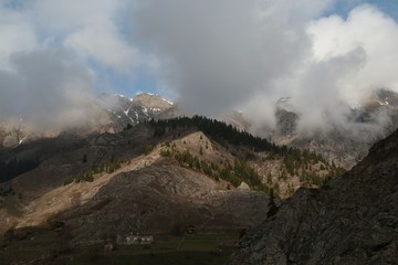 Autumn forest and village photos.savsat/artvin turkey 