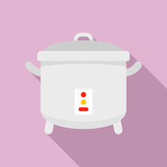 Cooker icon. Flat illustration of cooker vector icon for web design