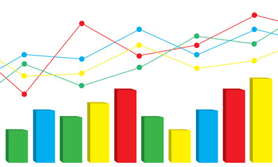 colorful graphic bar