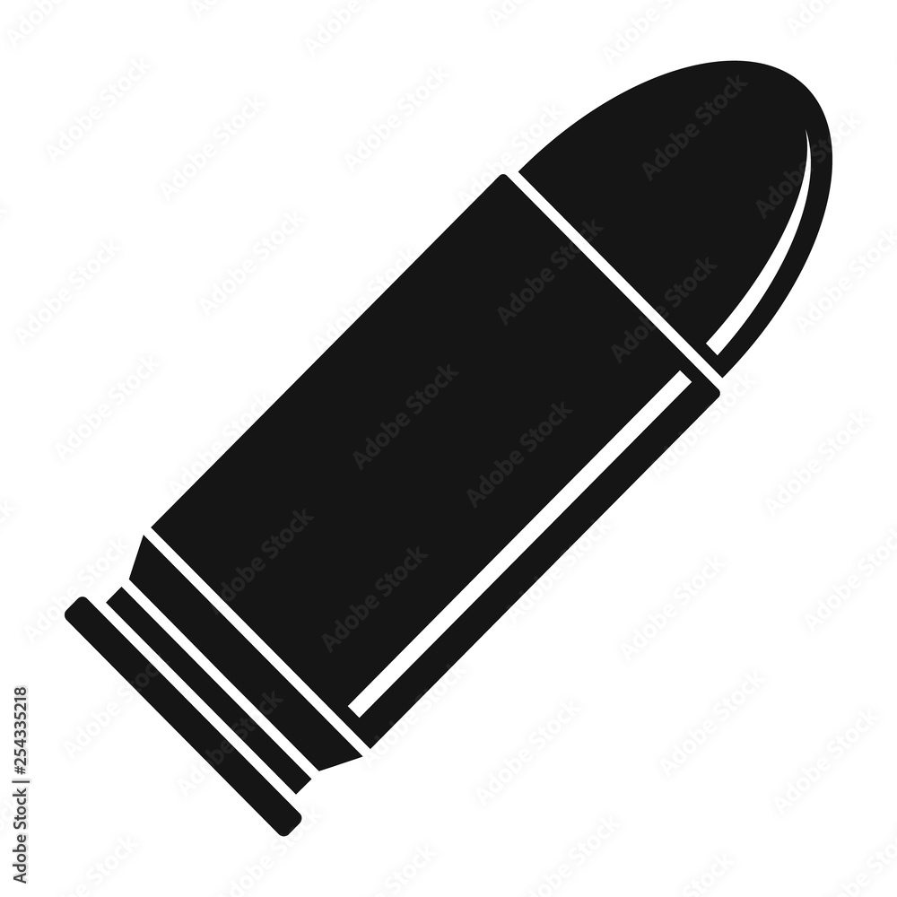 Aufkleber bullet icon. simple illustration of bullet vector icon for web design isolated on white background