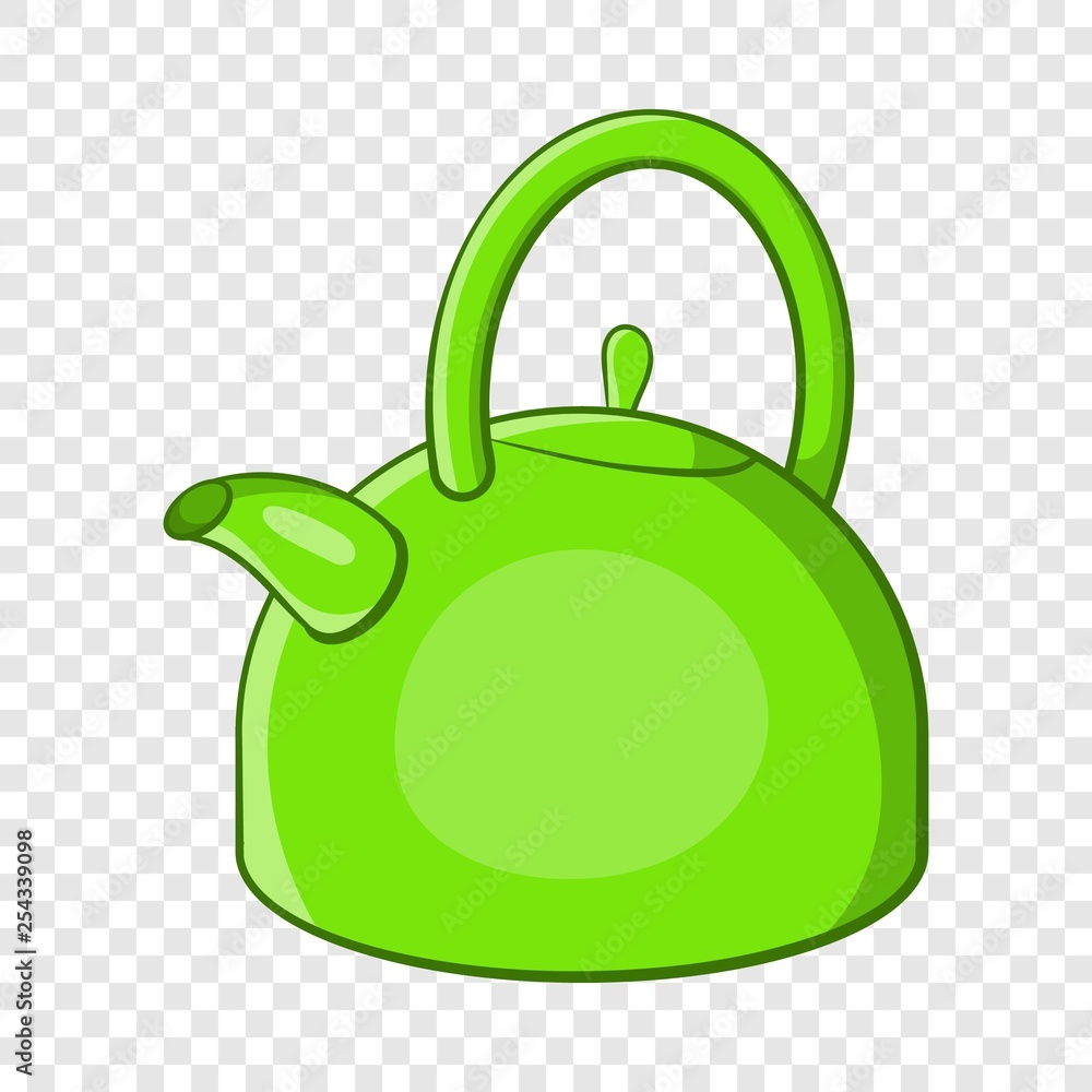 Poster kettle icon in cartoon style isolated on background for any web design