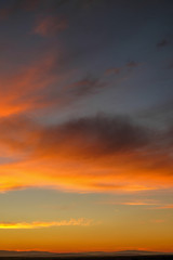 beautiful sunset sky