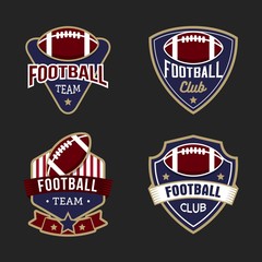 Fototapeta premium Set of Soccer Football Badge Design Templates