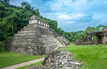 Fototapeta na wymiar Ruins of Palenque, Chiapas, Mexico