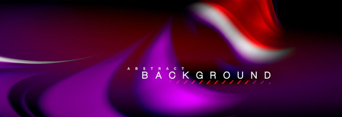 Blurred fluid colors background, abstract waves lines, mixing colours with light effects on light backdrop. Vector artistic illustration for presentation, app wallpaper, banner or posters