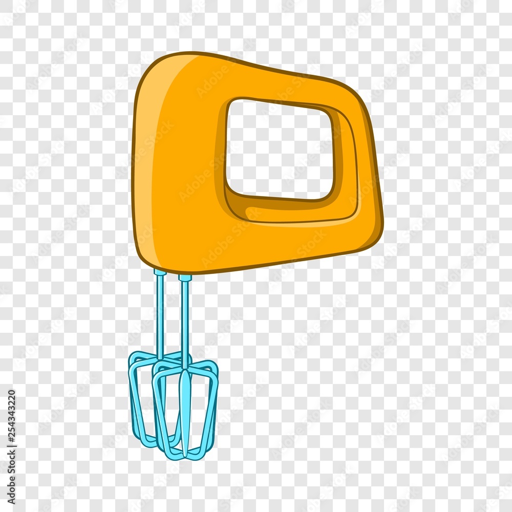 Poster mixer icon in cartoon style isolated on background for any web design
