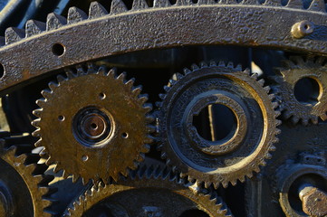 The machine gear device