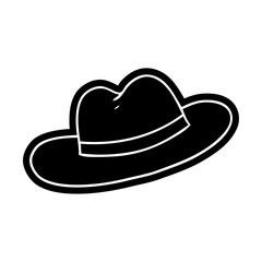 cartoon icon drawing of a hat