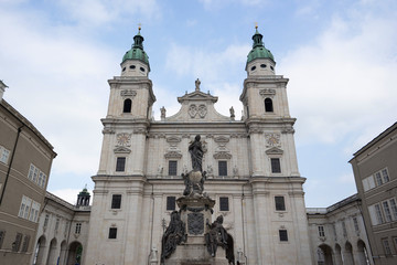 Fototapeta na wymiar Salzburg Cathedral in Salzburg, Austria