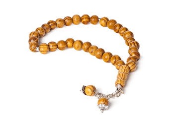 Rosary Isolated on white background