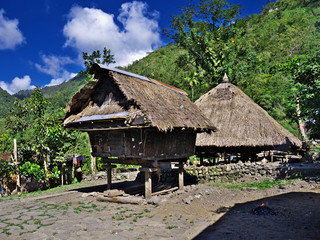 Fototapeta na wymiar rice terraces, Banaue, Batad, Bangaan, Philippines