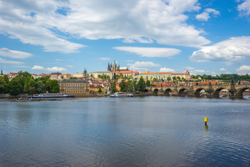Fototapeta na wymiar Prague old town city skyline in Czech Republic