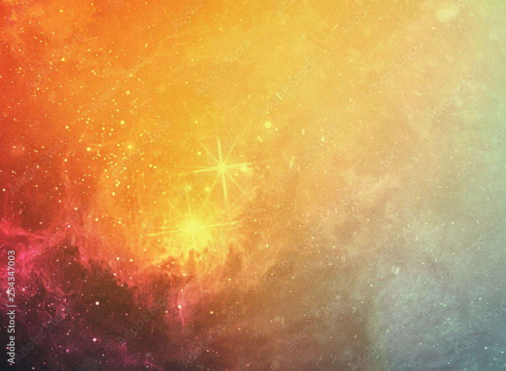 Canvas Prints abstract space nebula for powerful concept