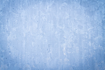 Frosty patterns on a frozen ice box in the early morning