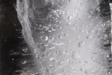 texture ice frozen water background crystal water