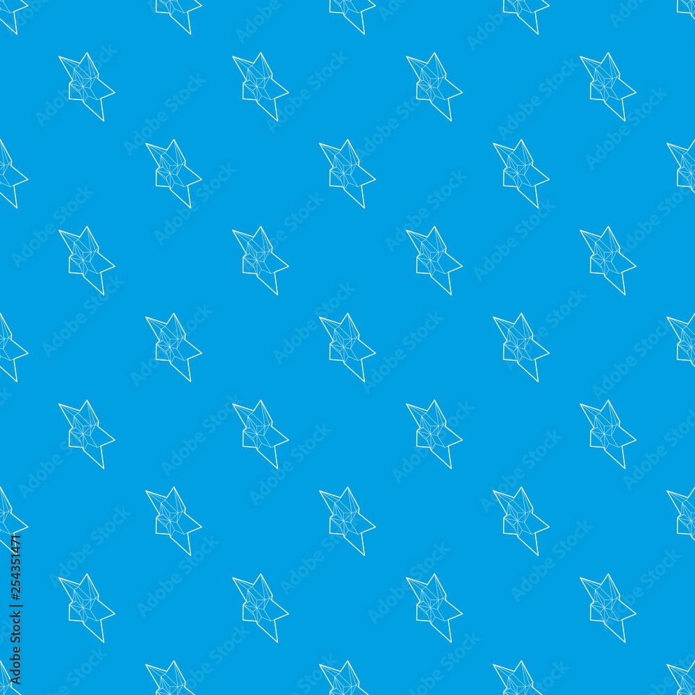 Poster star pattern vector seamless blue repeat for any use