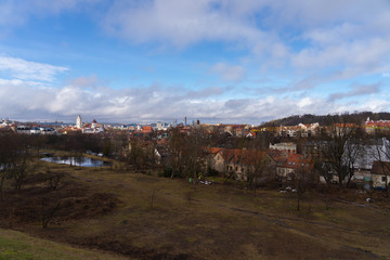 Obraz premium View of The Republic of Užupis, Vilnius