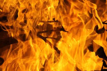 Fire flame texture background.