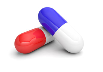 Medicine capsules pills 3D