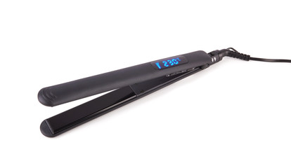 Hair straightener isolated