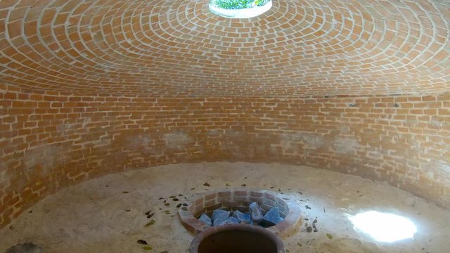 Mayan Sauna Interior at Chaak Tun