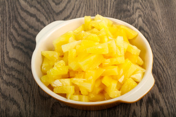 Canned pineapple