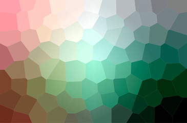 Abstract illustration of green Big Hexagon background
