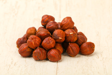 Hazelnut heap