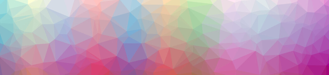 Illustration of abstract Green, Purple banner low poly background. Beautiful polygon design pattern.