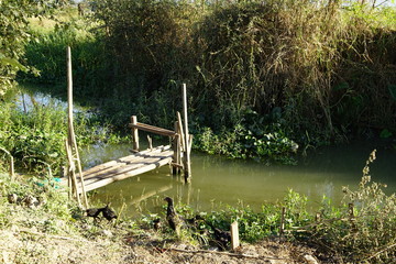 Inle lake in Myanmar