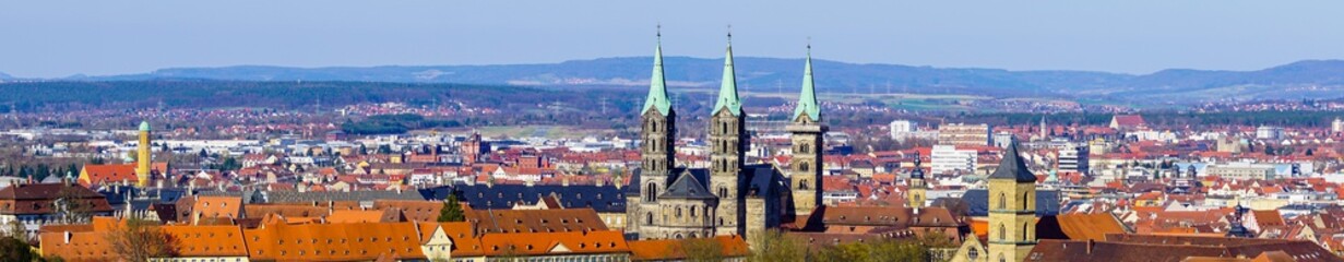 Stadtpanorama Bamberg Bayern