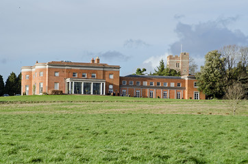 Highfield Park stately home pasture, Heckfield, Hampshire