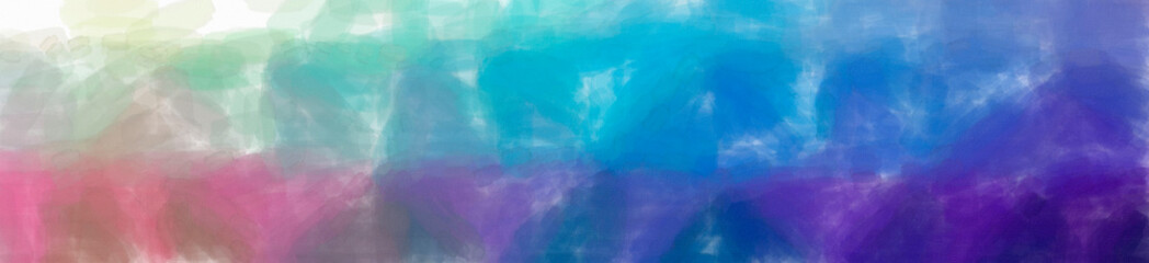 Illustration of abstract Blue, Red And Purple Watercolor With Low Coverage Banner background.