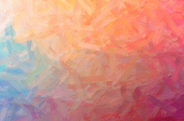 Fototapeta premium Abstract illustration of orange Bristle Brush Oil Paint background