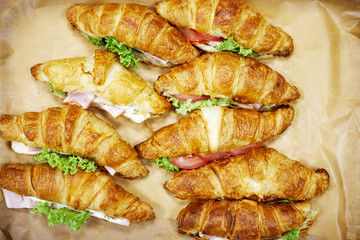 croissants with meat