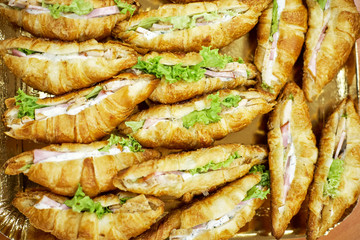 croissants with meat