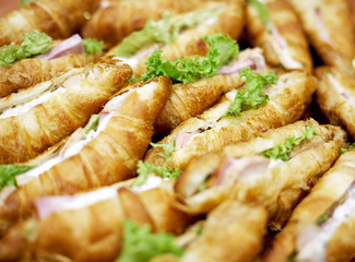 croissants with meat