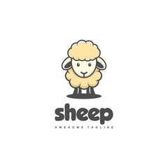 Sheep Concept illustration vector template