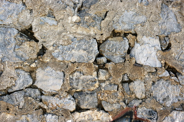 Rough stone wall texture