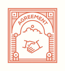 AGREEMENT ICON CONCEPT