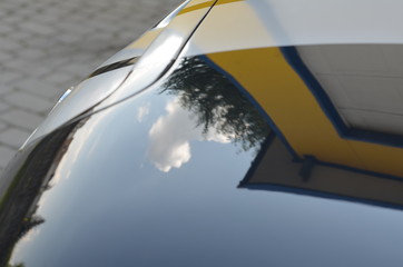 auto detailing , polerowanie lakieru , szkło lakier , lustro lakier ,auta, auto, reflektor, iskra, przewozy, front, luksus, zderzak, nowe, błyszczący, srebrny, koła, przewóz, predkość, jazda, lampa, s © Szymon