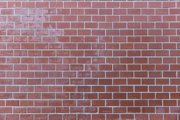 pale red brick wall background texture.