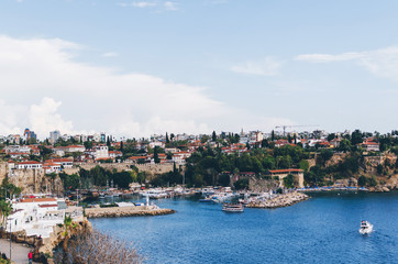 Fototapeta na wymiar Antalya harbor. Turkey