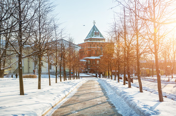 Дмитровская Башня внутри Нижегородского Кремля Dmitrov Tower inside the Nizhny Novgorod Kremlin