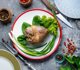 Dietary meat baked heart
