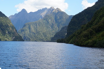 Doubtful Sound in New Zealand