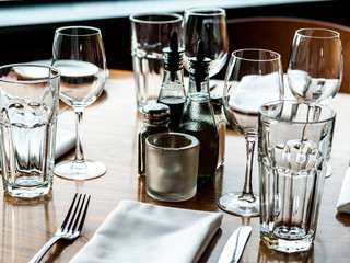 drinks on table