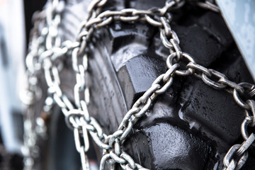 Schneekette f&uuml;r sicheres Fahren im Winter.